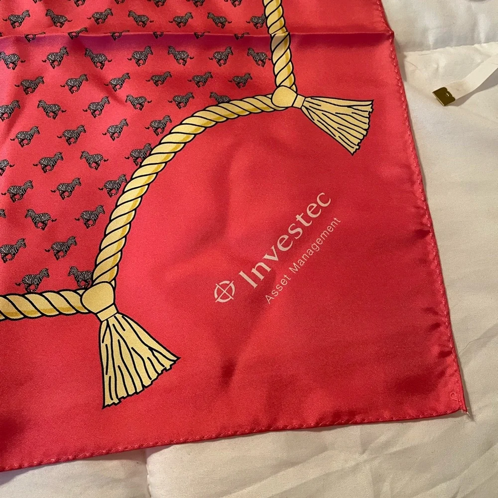 Vinyard Vines Investec Silk Zebra Scarf